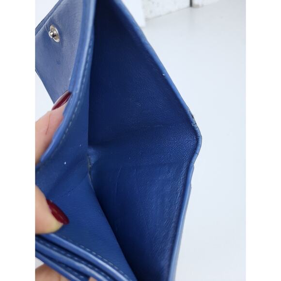 Balenciaga Wallet Blue Leather Small - Picture 6 of 7